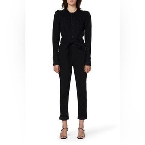 Hudson Jeans Black Denim Jumpsuit Size Small